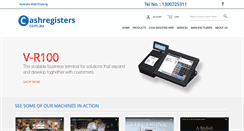 Desktop Screenshot of cashregisters.com.au