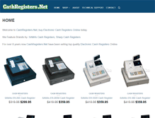 Tablet Screenshot of cashregisters.net